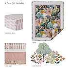 Alternate image 8 for Levtex Baby&reg; Ashika 4-Piece Crib Bedding Set in Green/Pink