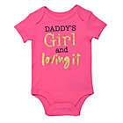 Alternate image 0 for Baby Starters&reg; Daddy&#39;s Girl Short Sleeve Bodysuit in Hot Pink/Gold
