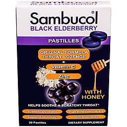 Sambucol® 20-Count Black Elderberry Pastilles Throat Lozenge