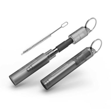 Zoku&reg; Pocket Straw in Charcoal. View a larger version of this product image.