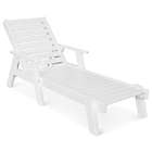 Alternate image 0 for POLYWOOD&reg; Captain Chaise with Arms in White