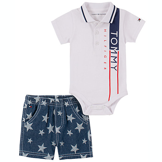 Alternate image 1 for Tommy Hilfiger® 2-Piece Polo Shirt and Short Set