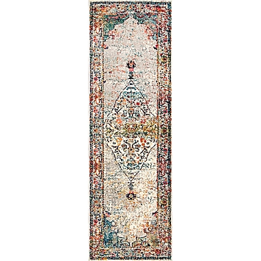 nuLOOM Vintage Medallion Veronica 3&#39; x 6&#39; Multicolor Runner. View a larger version of this product image.