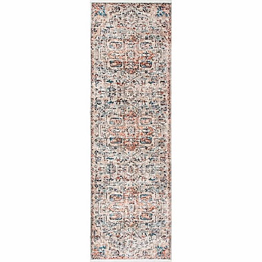 nuLOOM Janessa Croix Medallion 3&#39; x 6&#39; Runner in Beige. View a larger version of this product image.