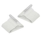 Alternate image 10 for Squared Away&trade; Velvet Slim Suit Hangers with Chrome Hook in White (Set of 50)