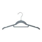 Alternate image 7 for Squared Away&trade; Velvet Slim Shirt Hangers with Chrome Hook (Set of 12)