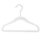 Alternate image 6 for Squared Away&trade; Velvet Slim Child Sized Hangers in White with Chrome Hook (Set of 14)