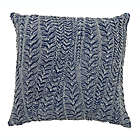 Alternate image 0 for Bee &amp; Willow&trade; Embroidered Leaf Acid Square Throw Pillow in Blue