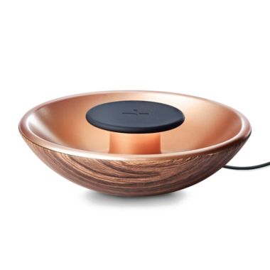 TYLT&reg; QIBOWLWD-T Qi-Enabled Wireless Charging Bowl in Gold/Black. View a larger version of this product image.