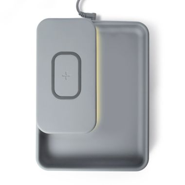 TYLT Tray Pivot Wireless Charger in Grey. View a larger version of this product image.