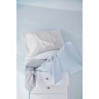 Alternate image 5 for Nestwell&trade; Cotton Percale 400-Thread-Count Queen Fitted Sheet in Bright White