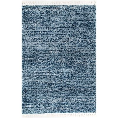 nuLOOM Contemporary Brooke Shag 3&#39; x 5&#39; Accent Rug in Blue