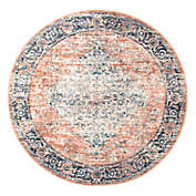 nuLOOM Piper Shaded Snowflakes 4&#39; Round Rug in Beige