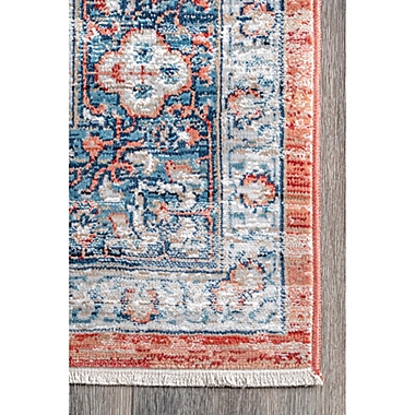 nuLOOM Vintage Zara Medallion 2&#39; x 8&#39; Runner in Orange. View a larger version of this product image.