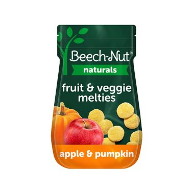 Beech-Nut&reg; Stage 3 Fruit and Veggie Melties&trade; Pouch in Apple and Pumpkin. View a larger version of this product image.