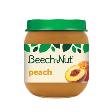 Beech-Nut&reg; 4 oz. Stage 2 Peaches Puree Baby Food. View a larger version of this product image.