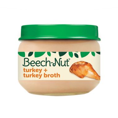 Beech-Nut&reg; 2.5 oz. Stage 1 Turkey &amp; Turkey Broth Baby Food. View a larger version of this product image.