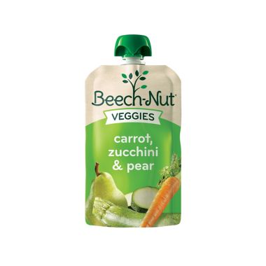 Beech-Nut&reg; 3.5 oz. Stage 2 Carrot Zucchini and Pears Baby Food. View a larger version of this product image.