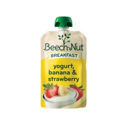 Beech-Nut® 3.5 oz Stage 4 Breakfast Yogurt Banana & Strawberry Baby Food