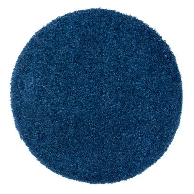 nuLOOM Marleen Plush Shag 5&#39; Round Rug in Blue