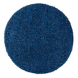 nuLOOM Marleen Plush Shag 8' Round Rug in Blue