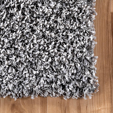 nuLOOM&reg; Marleen 10&#39; x 13&#39; Plush Shag Area Rug in Light Grey. View a larger version of this product image.