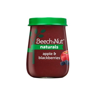 Beech-Nut&reg; Naturals Stage 2 Apple and Blackberry 4 oz. Baby Food Puree