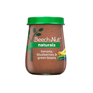 Beech-Nut&reg; Naturals 4 oz. Stage 2 Banana, Blueberry, and Green Beans Baby Food. View a larger version of this product image.