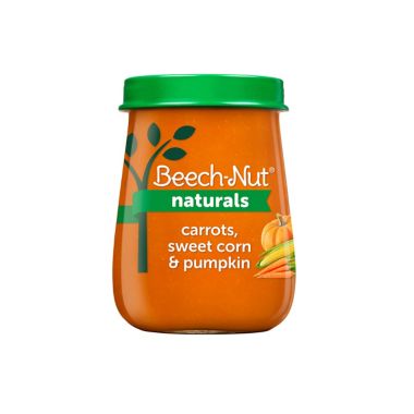 Beech-Nut&reg; Naturals&trade; 4 oz. Stage 2 Carrots Sweet Corn &amp; Pumpkin Baby Food. View a larger version of this product image.