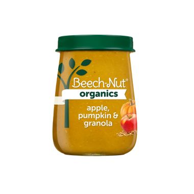 Beech-Nut&reg; Organic 4 oz. Stage 2 Apple, Pumpkin &amp; Granola Puree. View a larger version of this product image.