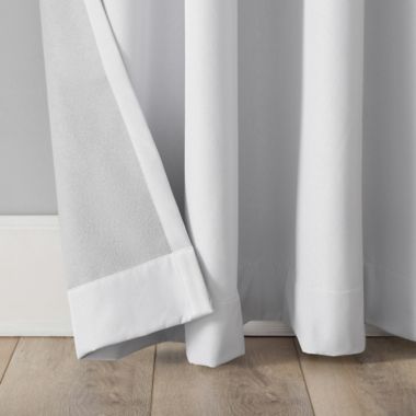 Sun Zero&reg; Tyrell Tonal 84-Inch Grommet 100% Blackout Curtain Panelin Dove (Single). View a larger version of this product image.