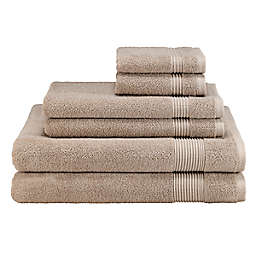 Avanti Solid 6-Piece Towel Set in Linen