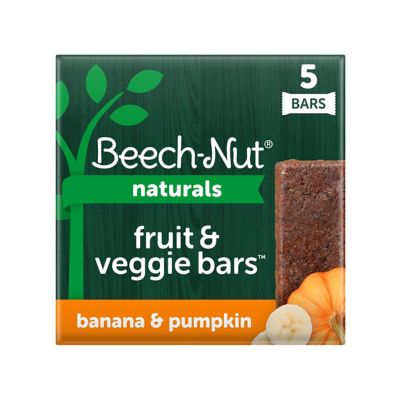 Beech-Nut&reg; 5-Count Stage 4 Banana and Pumpkin Fruit & Veggie Bars