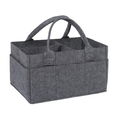 Sammy &amp; Lou Felt Storage Caddy in Medium Grey. View a larger version of this product image.