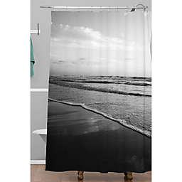 Deny Designs 71-Inch x 74-Inch Bree Madden Ombre Shower Curtain in Black