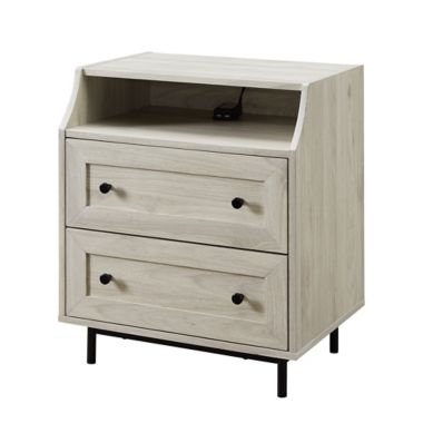 Forest Gate&trade; Modern 2-Drawer Nightstand in Birch. View a larger version of this product image.
