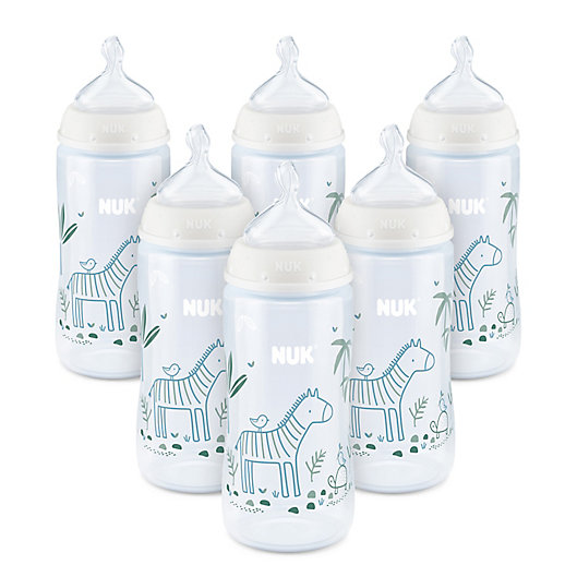 Alternate image 1 for NUK® Smooth Flow™ 6-pack 10 oz. Anti-Colic Bottles