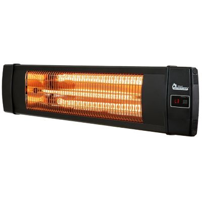 Dr. Infrared Heater 120-Volt Electric Outdoor Patio Heater With Remote In Black