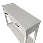 Alternate image 3 for Bee &amp; Willow&trade; 2-Drawer Console Table in Simply White