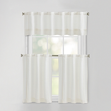 Bee &amp; Willow&trade; Pintuck Pleated Valance in Coconut Milk. View a larger version of this product image.