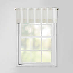 Bee and Willow™ Pintuck Pleated Valance in Coconut Milk