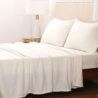 Alternate image 2 for Simply Essential&trade; Microfleece Full/Queen Blanket in Cream