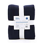 Alternate image 4 for Simply Essential&trade; Microfleece Full/Queen Blanket in Midnight Blue
