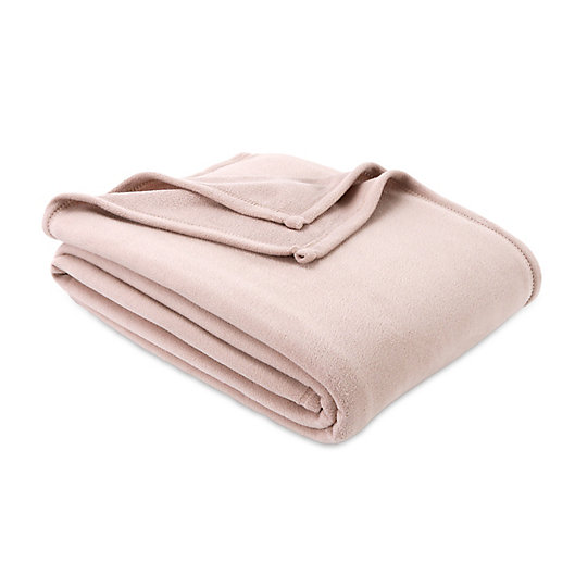 Alternate image 1 for Simply Essential™ Microfleece Twin Blanket in Mocha