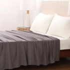 Alternate image 2 for Simply Essential&trade; Microfleece Twin Blanket in Smoke