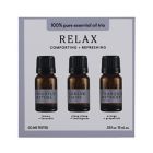 Alternate image 1 for 3-Pack Relax Essential Oils Spa Fragrance Collection