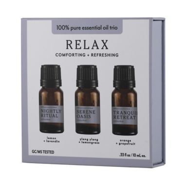 3-Pack Relax Essential Oils Spa Fragrance Collection. View a larger version of this product image.