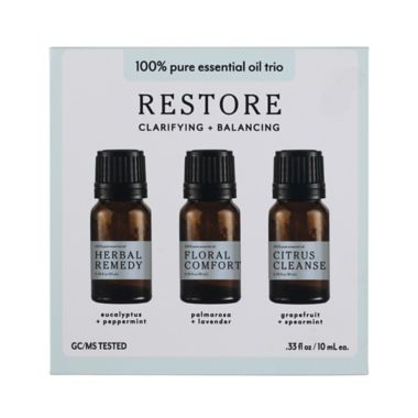 3-Pack Restore Essential Oils Spa Fragrance Collection. View a larger version of this product image.