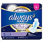 Alternate image 4 for Always Maxi 36-Count Size 5 Extra Heavy Unscented Overnight Pads with Wings