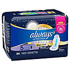 Alternate image 0 for Always 24-Count Ultra Thin Extra Heavy Overnight Size 5 Pads with Flexi-Wings
